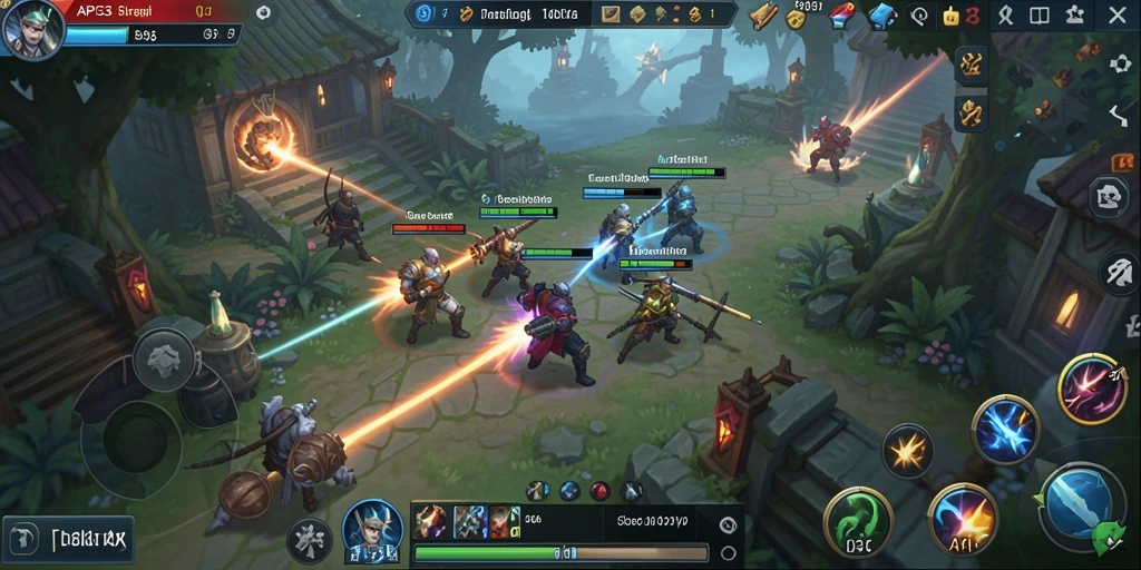 Screenshot gameplay API33 dengan aksi strategis yang mendebarkan.
