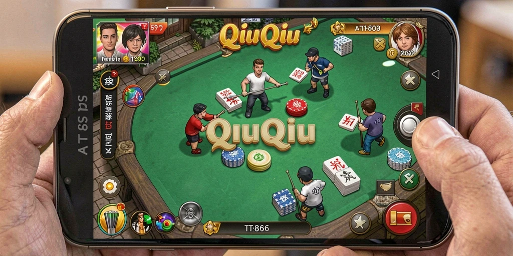 Tampilan gameplay menarik dari game QiuQiu AT866.