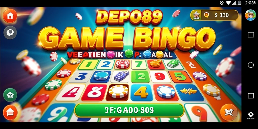 Tampilan menarik dari gameplay Bingo di DEPO89.