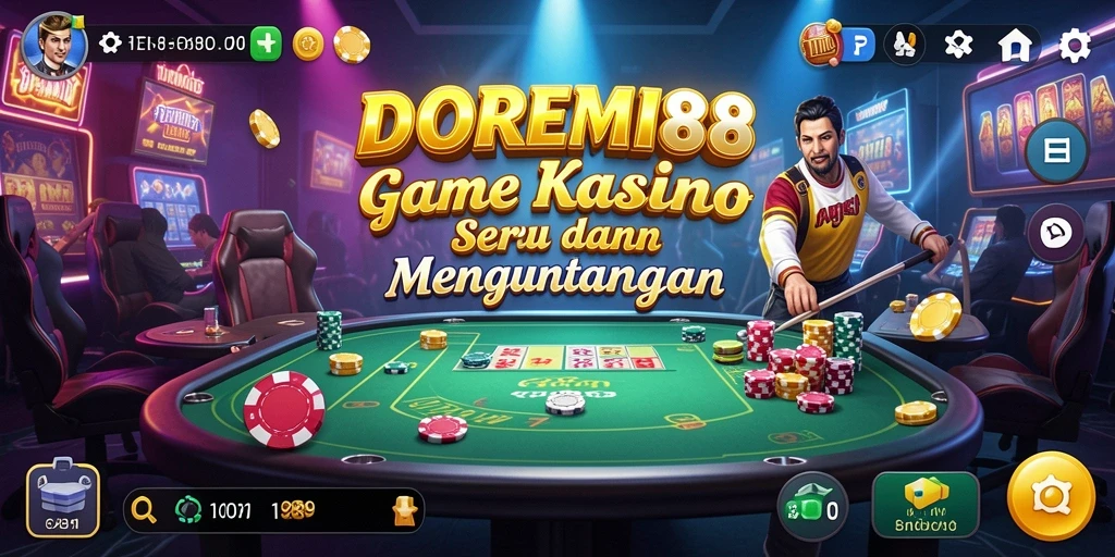 Pengalaman bermain Kasino yang mengasyikkan di DOREMI88.