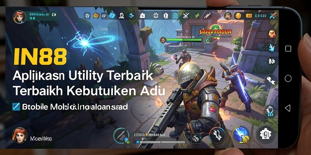 Tampilan antarmuka IN88 yang sederhana dan menarik.
