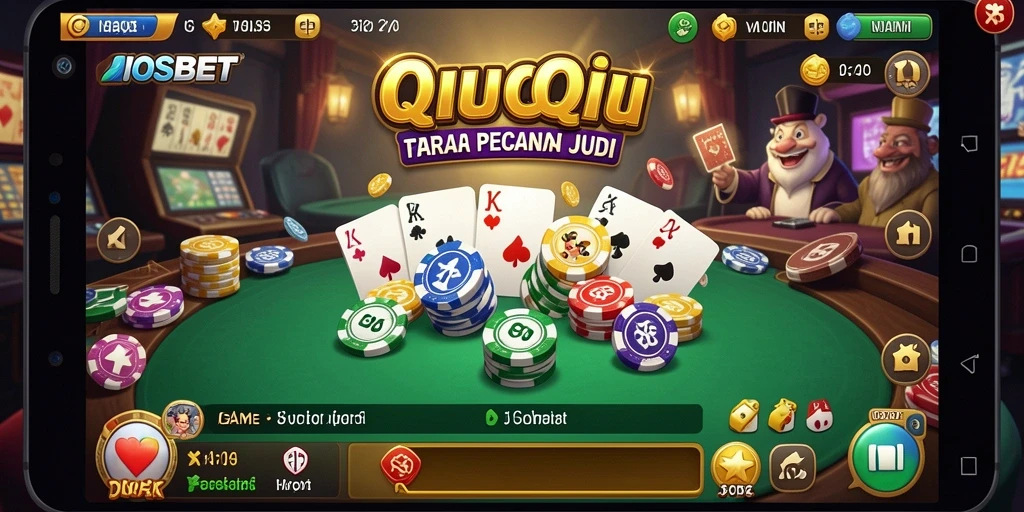 Tampilan menarik dari gameplay QiuQiu IOSBET yang mengasyikkan.