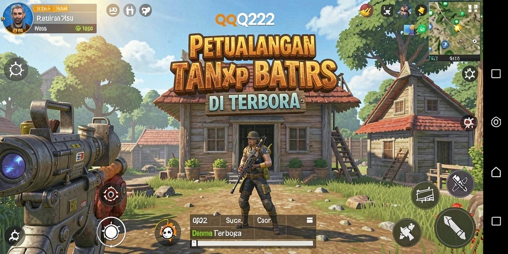 Tampilan gameplay <strong>QQ222</strong> yang menampilkan dunia Open World yang memukau.