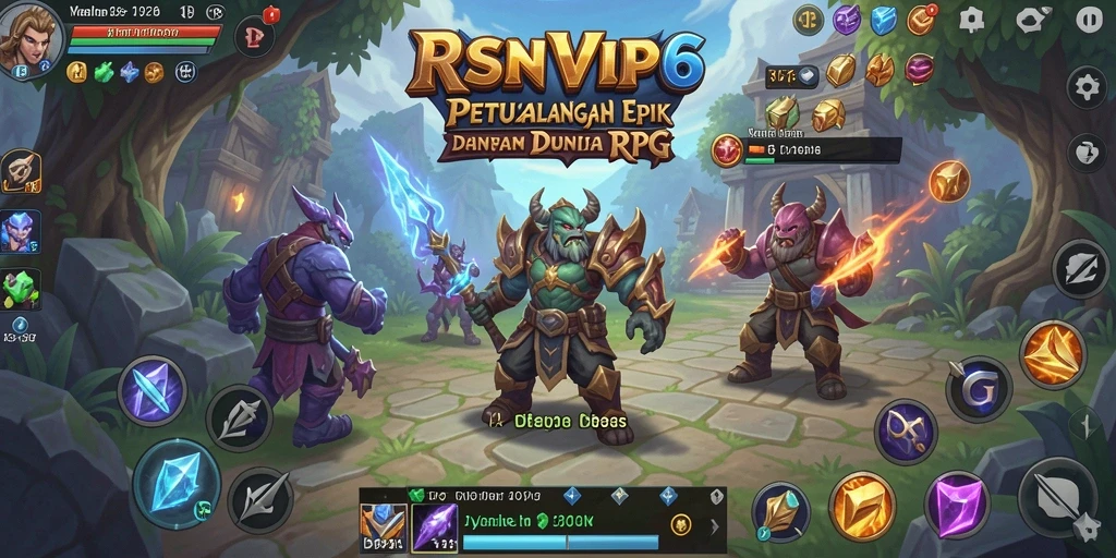 Tampilan menawan dari gameplay RSNVIP6 yang penuh aksi.