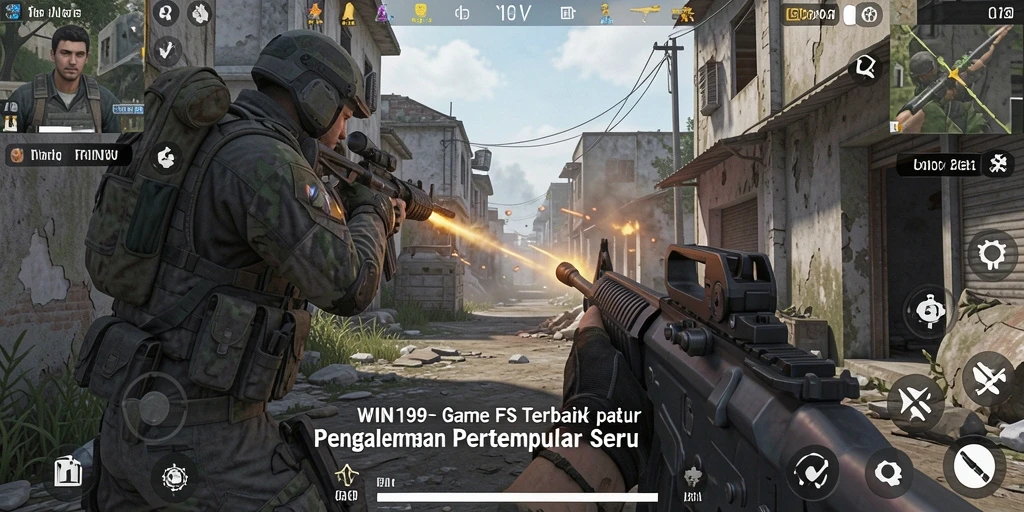 Screenshot gameplay <strong>WIN199</strong> menampilkan aksi tembak-menembak yang mendebarkan.