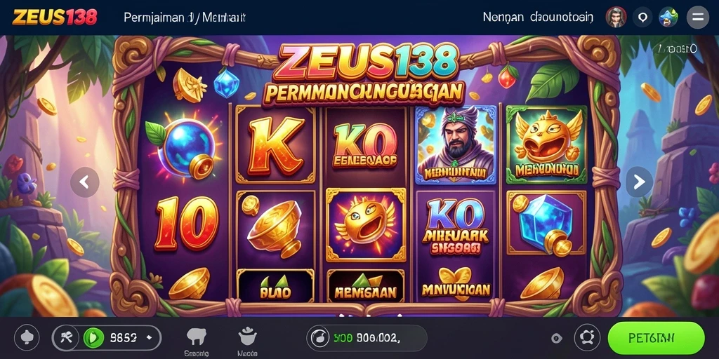 Tampilan gameplay <strong>ZEUS138</strong> yang menakjubkan dengan kombinasi warna dan efek menarik.